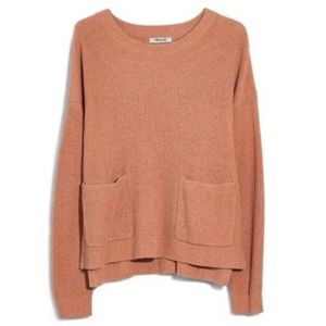 Madewell Patch Pocket Pullover Crew Sweater